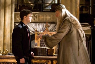 Photo of Harry Potter with Professor